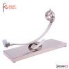 Jamonero giratorio y basculante inox Flores Cortes 17927