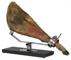 Comprar jamonero profesional giratorio y basculante económico con jamón
