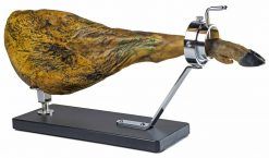 Jamonero barato con casquillo giratorio y jamón