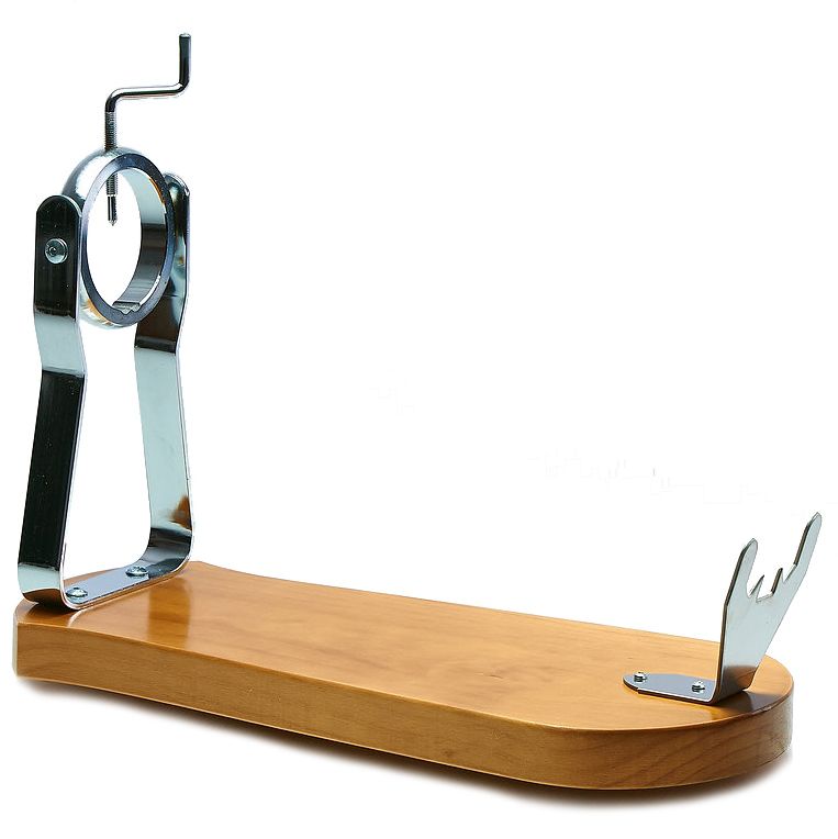 Comprar jamonero inox de madera