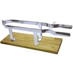 Comprar jamonero pinza con base de madera Flores Cortés 11999