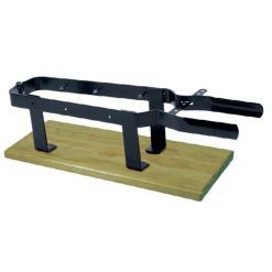 Comprar jamonero pinza con base de madera Flores Cortés 11997