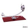 Comprar jamonero profesional rotatorio y giratorio inox rojo 17851