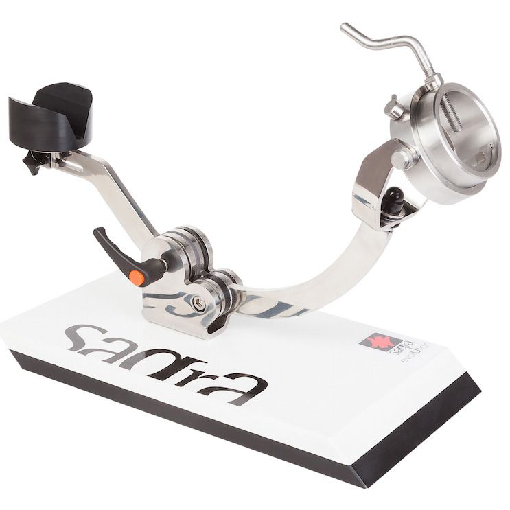 Comprar jamonero profesional Sagra Evolution e10 con base silestone blanco y negro