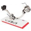 Comprar jamonero profesional Sagra Evolution e10 con base de silestone blanca y roja