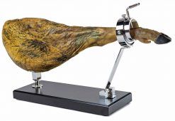 Jamonero giratorio plegable económico con jamón