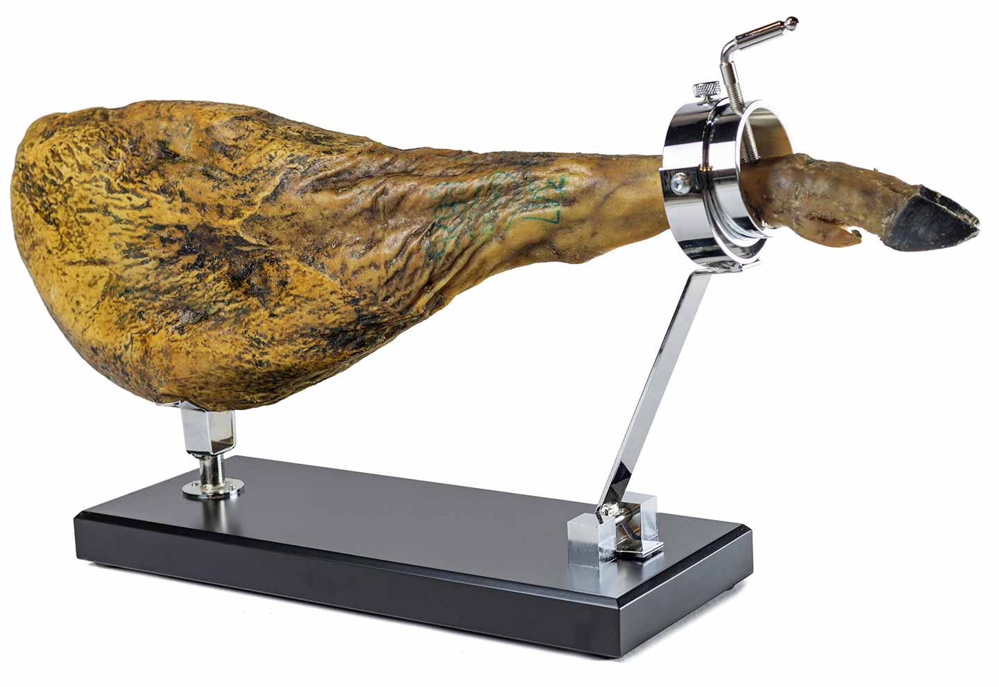Jamonero giratorio plegable económico con jamón