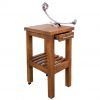 Mesa jamonero de madera con jamonero giratorio y basculante profesional 17890